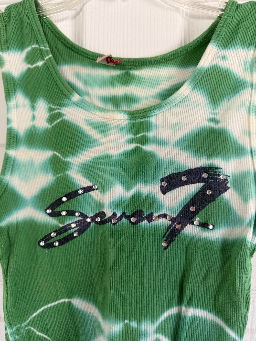 Seven7 Tie-Dye Embellished Tank